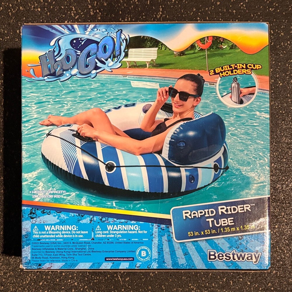 Bestway Rapid Rider Tube with Cup Holders and Eyewear